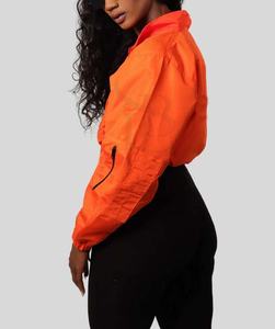 Nuevo estilo de moda, venta al por mayor, ropa de abrigo repelente al agua para mujer, chaqueta de nailon transpirable de talla grande para mujer - Product Image 6