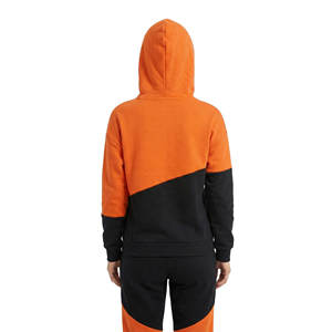 Sweat-shirts à capuche en coton molletonné de qualité supérieure pour femmes, prix de gros, couleur contrastée, streetwear, mode, pull-over, logo personnalisé - Product Image 3