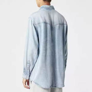 New Style <b>Men's</b> <b>Jeans</b> <b>Shirts</b> 2025 Winter <b>Men's</b> Casual <b>Jeans</b> <b>Shirt</b> <b>for</b> sale Plus Size Cotton - Product Image 5