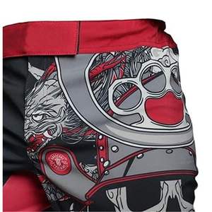 Pantalones cortos de boxeo MMA para hombre, pantalones cortos de poliéster para kick boxing, pantalones cortos de boxeo Muay Thai - Product Image 4
