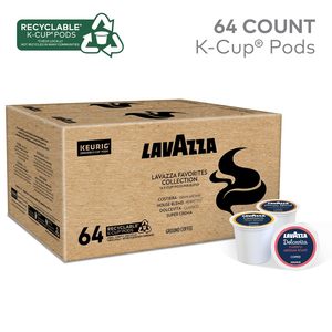 Coffret varié Lavazza Favorites Collection, dosettes individuelles pour Keurig K-Cup, cafés torréfiés légers et moyens, boîte de 64 unités - Product Image 3