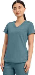 Vente en gros Uniformes de gommage unisexes à col en V Costumes de gommage médicaux pour hôpitaux Vêtements de travail d'allaitement confortables - Product Image 5