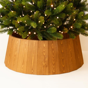 High Quality Natural <b>Wooden</b> <b>Christmas</b> <b>Tree</b> Collar Decoration <b>Christmas</b> <b>Tree</b> Ring for Home Handmade in Vietnam - Product Image 4