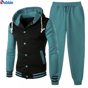 Tendance actuelle, survêtement de haute qualité pour homme, veste et pantalon de survêtement assortis, vêtements de sport unisexes personnalisés, vêtements de sport vierges - Product Image 6