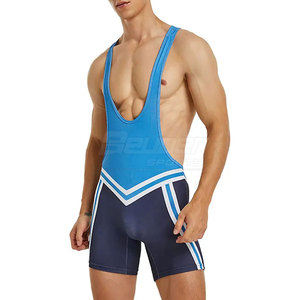 Meilleur vente Plus Size Wrestling Singlet Prix usine Meilleure qualité Nouvelle conception Wrestling Singlets pour la vente en ligne - Product Image 4