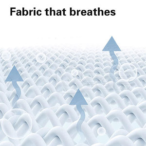 Protège-matelas en tissu éponge tricoté imperméable, drap-housse absorbant, écologique, luxueux, toutes saisons, doux - Product Image 6