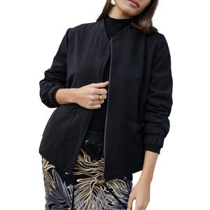 Chaqueta de bombardero de moda diseñada para mujeres que ofrecen calidez y estilo Ideal para salidas de primavera, Otoño e Invierno - Product Image 1