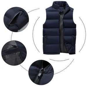 Gilet bouffant d'hiver léger et personnalisé en gros Gilet bouffant imperméable en polyester résistant à l'eau de grande taille bon marché - Product Image 2