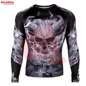 Conception unique Rash Guard hommes Sublimation bas quantité minimale de commande personnalisé Odm le plus populaire Rash Guard pour hommes - Product Image 1