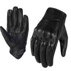 Gants de course unisexes personnalisés, doigts entiers, polyester, nylon, paume antidérapante, fermeture à boucle, gants de motocross chauds pour l'hiver - Product Image 1