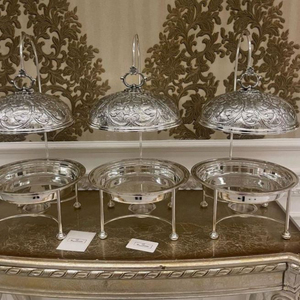 Fabrique Et Exportateur De Chaffing-dish Décoratif Moderne En Acier Inoxydable Cuivre Chaffing dish Avec Couvercle - Product Image 6