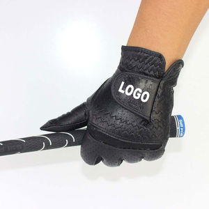 Gants de golf de couleur unie avec logo personnalisé de la meilleure qualité Gants de golf en cuir de mouton entièrement personnalisés et respirants pour le sport - Product Image 5