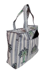 กระเป๋าผ้าคอตตอนขนาดใหญ่สำหรับเดินทางสัปดาห์ทำมือกระเป๋าผ้านวม - Product Image 5