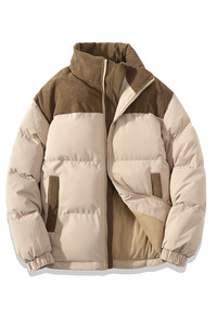 OEM personalizado mejor calidad de los hombres de invierno Puffer chaqueta Stand Collar estilo Casual con bordado decoración tamaños hasta 4XL - Product Image 2