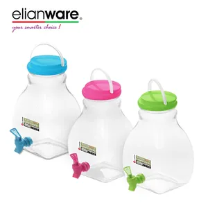 Top người bán Elianware rõ ràng nước nhựa Dispenser Jug với nước TAP thích hợp cho hoạt động ngoài trời và văn phòng hoặc hộ gia đình