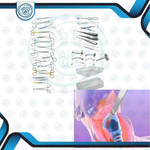 Juego de instrumentos quirúrgicos de acero inoxidable de 71 piezas para laringectomía y procedimientos espinales con base de metal de DADDY D PRO CE - Product Image 4