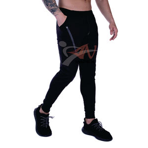 กางเกงลำลองผู้ชายพิมพ์โลโก้คุณภาพสูงแบบสั่งทำพิเศษ พร้อมซับในผ้าฟลีซกันยับเป็นมิตรต่อสิ่งแวดล้อม ผสมผ้าฝ้าย - Product Image 5