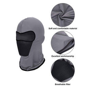 Pasamontañas Cómodo para Cuello y Cara, Colores Personalizados, Pasamontañas Deportivo para Exteriores con Impresión Digital, Pasamontañas Tejido - Product Image 6