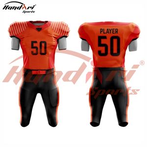 Nuevo mejor conjunto de uniformes de fútbol americano totalmente personalizado fútbol americano Jersey Rugby Hot Men uniformes de fútbol americano - Product Image 1