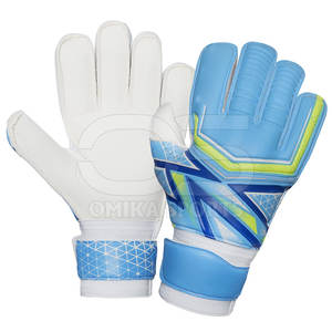 Guantes de portero de cuero de alta calidad para entrenamiento, agarre de Palma antideslizante, diseño impermeable y transpirable, cierre ligero y cómodo - Product Image 1