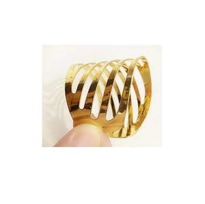 Servilletero de latón de lujo con diseño antiguo de cuchara, tenedor y cuchillo, anillo de servilleta de latón para vajilla, decoración de sobremesa - Product Image 3