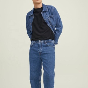 Veste en jean pour hommes OEM à prix d'usine, vêtements d'extérieur en jean en coton délavé personnalisés, manteaux en jean par OVERSEAS SPORTS - Product Image 5