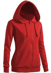Casual Women's Winter Coat in Plus Size Cotton & Knitted Fabric Long Sleeves & Hood with <b>Zipper</b> Pulsed Style Logo on Back - Product Image 2