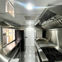 Remolque de Comida Personalizado y Completamente Equipado para Venta de Hot Dogs y Café, Carrito Móvil para Tacos, BBQ, Bocadillos, Café y Helados