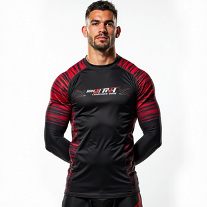 Vêtements personnalisés sublimés contre les éruptions cutanées MMA Vêtements personnalisés Vêtements d'entraînement en gros pour les sports de combat, le fitness et l'entraînement en salle de sport - Product Image 2