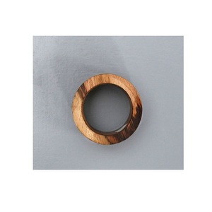 Premium solid wood napkin <b>rings</b> set <b>for</b> rustic farmhouse modern minimalist table settings and celebrations - Product Image 1