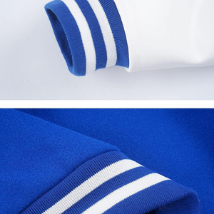 Chaqueta de béisbol universitaria para hombre Abrigo de letras de lana y cuero Premium para hombre y mujer - Product Image 5