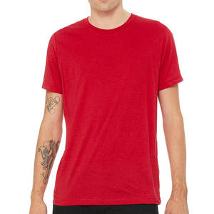 BELLA + CANVAS Unisex Heather CVC Camiseta de manga corta BC3001CVC XS Heather Red Camisetas para hombre - Product Image 1