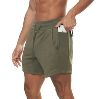 Shorts pour hommes personnalisés, écologiques, respirants, à séchage rapide, en polyester/coton, style streetwear, pour le fitness