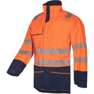 Winter Season Workwear Hi-vis Safety <b>Jacket</b> <b>Men</b> Outdoor Waterproof Windproof <b>Reflective</b> <b>Jacket</b> - Product Image 5