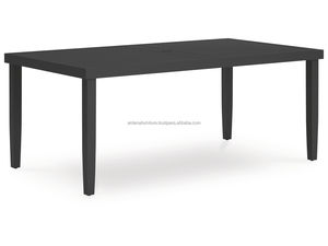 Juego de Mesa de Comedor con Sillas de Madera para Jardín, Modernas, Cómodas y Resistentes, para Patio, Sala de Estar, Exteriores, Parque, Hotel, Villa, Hospital - Product Image 3