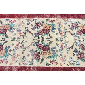 Vintage Turkish <b>Wool</b> Area Rug Oversized (38 X 67 Ft) Beige <b>Red</b> Patchwork Design Flat Weave Latex for Living Room Decor 10mm - Product Image 5