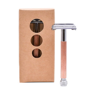 มีดโกนสเตนเลสใบมีดเดี่ยวสำหรับผู้ชายมีดโกนผมแบบใช้แล้วทิ้ง - Product Image 6