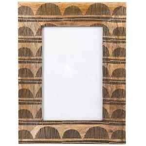 Cadre photo sophistiqué en corne naturelle fait à la main avec logo personnalisable poli à la main lisse de qualité supérieure - Product Image 6