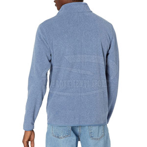 <b>Men's</b> New Design Stand Collar <b>Pullover</b> Fleece <b>Jacket</b> with Long Sleeves Winter Comfortable Clothing - Product Image 3