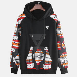 Nouveau Style hommes sweats à capuche imprimés Logo personnalisé hommes sweats à capuche imprimés basiques coton mélangé hommes sweats à capuche imprimés - Product Image 1