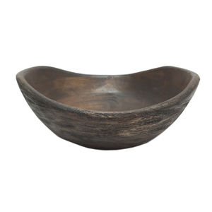 Cuenco de fruta de forma redonda de madera decorativo elegante para utensilios de cocina de mesa, ensaladera, hogar y hoteles, cuencos para servir comida y aperitivos - Product Image 6