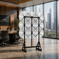 Nouvelle Tendance : Affichage Holographique 3D 65cm, Ventilateur Holographique, Contrôle par Application Mobile, Projecteur Intérieur pour Assemblages 2x2 et 3x2