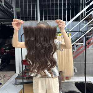 Peluca Frontal de encaje de pelo crudo vietnamita de alta calidad de 8 - 32 pulgadas, encaje HD de textura recta para mujeres negras sin procesar con tamaño de gorra - Product Image 2