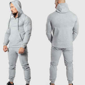 Sudadera y sudadera de algodón ajustada para hombre - Product Image 6