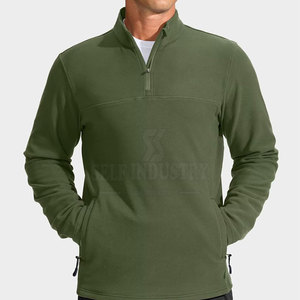 Sweat-shirt à demi-fermeture éclair de grande taille pour l'hiver Pull-over de couleur contrastée Vêtements - Product Image 2