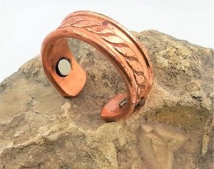 Handmade <b>Copper</b> <b>Magnetic</b> Finger Ring Metal Crafts-Safe Product with Religious Antique Modern & Traditional Styles - Product Image 2