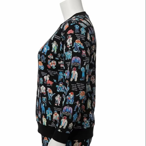 ชุดวอร์มผ้าโพลีเอสเตอร์ผสมคอตตอนพิมพ์ลายดิจิทัลไซส์ใหญ่สำหรับผู้ใหญ่ สวมใส่สบาย ระบายอากาศได้ดี เหมาะสำหรับออกกำลังกาย วิ่ง  รับผลิตตามแบบ ขายส่ง - Product Image 4