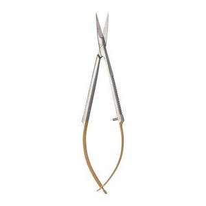 Tijeras Microquirúrgicas Manuales de Acero Inoxidable Alemán de Alta Calidad, Rectas, 15 cm, Certificación CE, Castroviejo, Cirugía General, Envío Gratis - Product Image 1