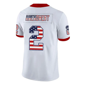 Maillot de football américain personnalisé de logo de broderie de vente chaude pour le club d'équipe de jeunes - Product Image 6