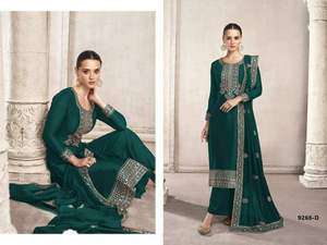 คอลเลกชัน Eid ที่มีสไตล์ผ้าที่ดีที่สุดที่มีคุณภาพสูงดูลาผ้าไหมซาลวาร์ Kameez - Product Image 4